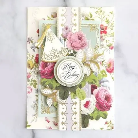 ANNA GRIFFIN BIRTHDAY GREETINGS CARD MAKING SET