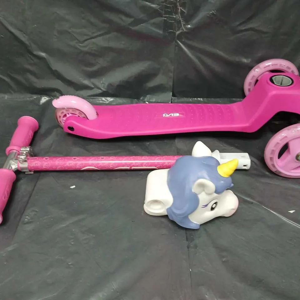 EVO UNICORN MINI LIGHT UP SCOOTER RRP £29.99