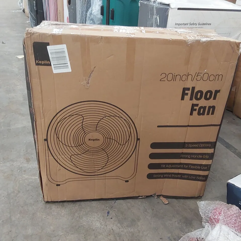 BOXED KEPLIN 20 INCH FLOOR FAN 