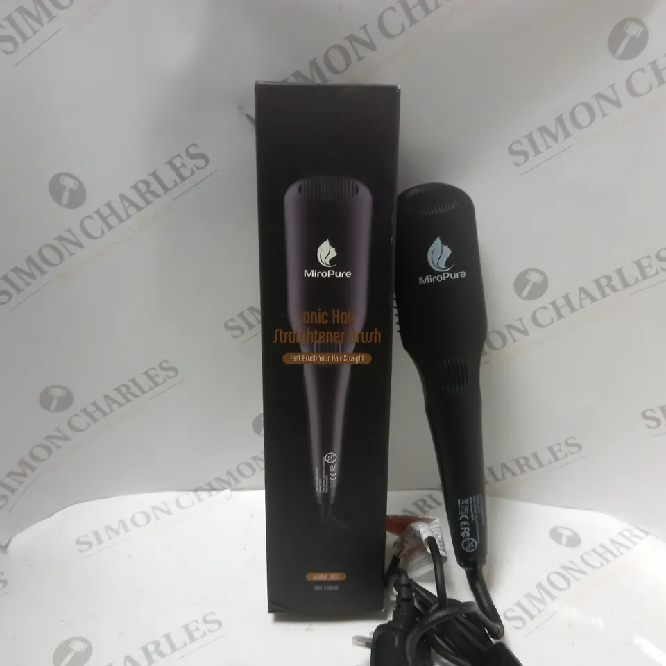 BOXED MIROPURE IONIC HAIR STRAIGHTNER BRUSH