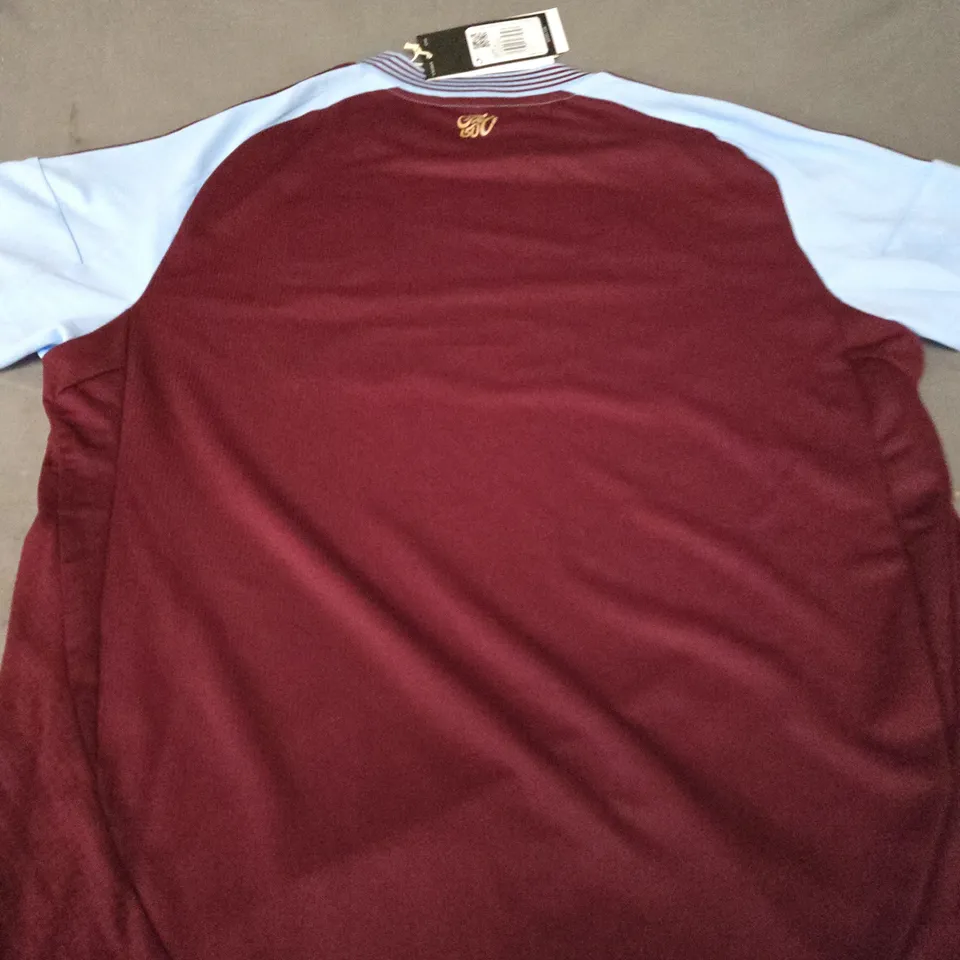 ASTON VILLA FC HOME JERSEY SIZE L