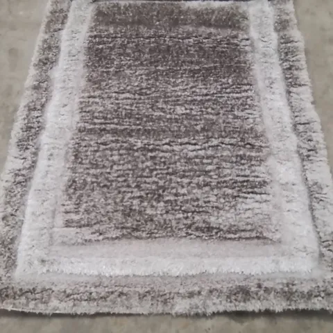 YORKVILLE SOLID COLOUR SHAGGY AREA RUG 120×170CM