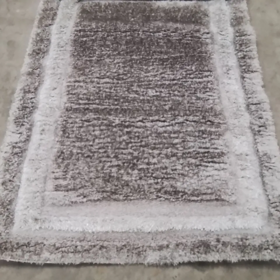 YORKVILLE SOLID COLOUR SHAGGY AREA RUG 120×170CM