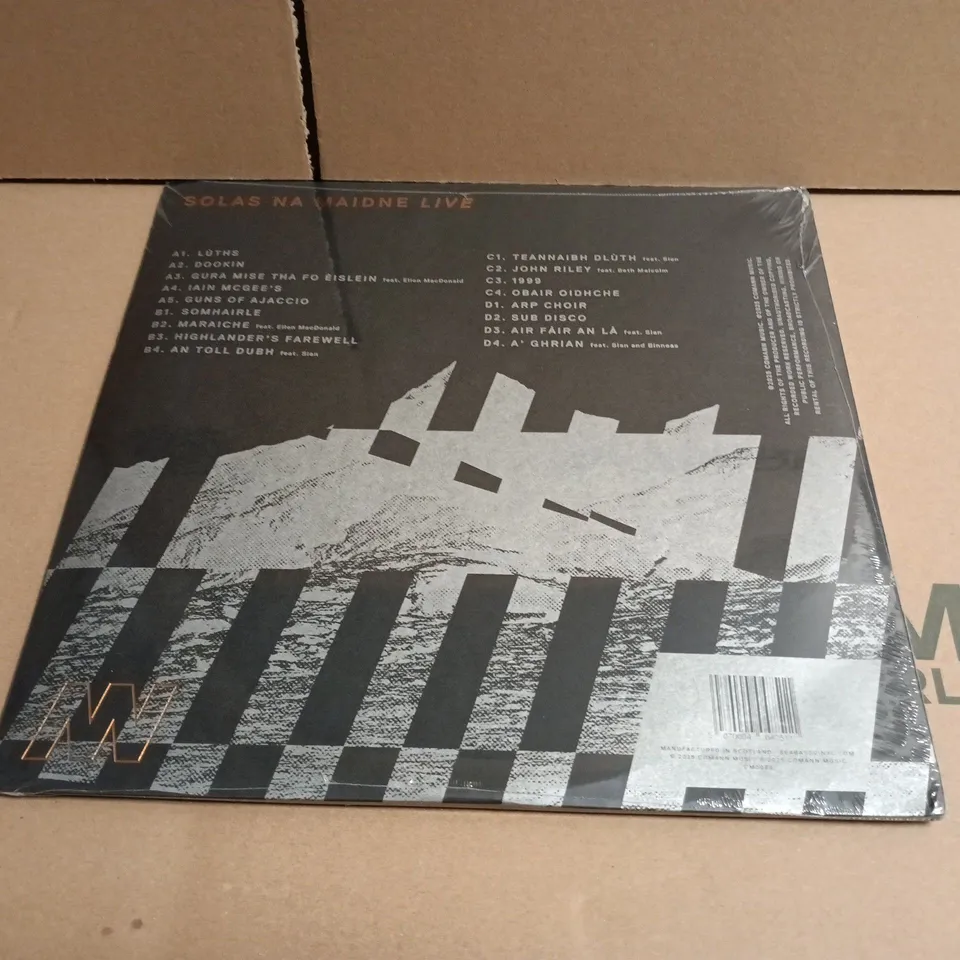 SOLAS NA MAIDINE LIVE – SEALED - VINYL LP