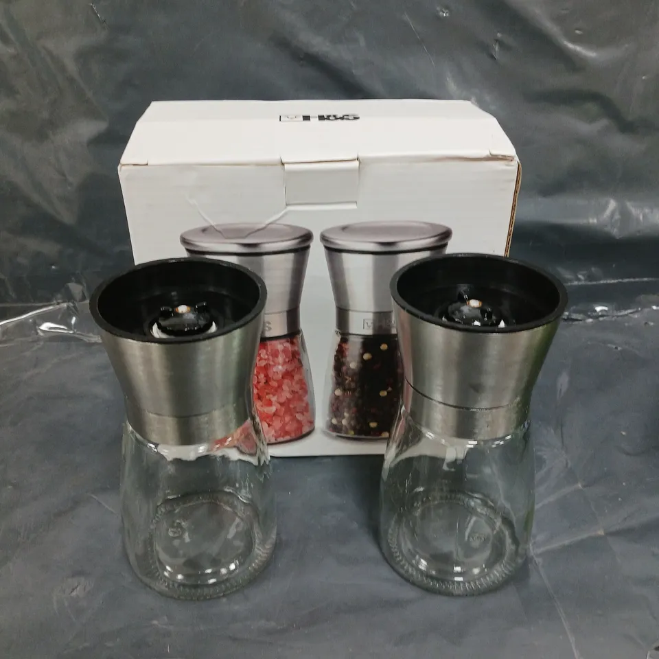 BOXED H&S SALT AND PEPPER MILLS 