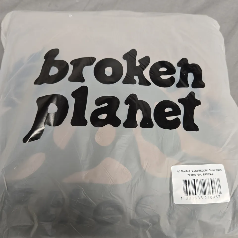 BROKEN PLANET OFF THE GRID HOODIE SIZE M 