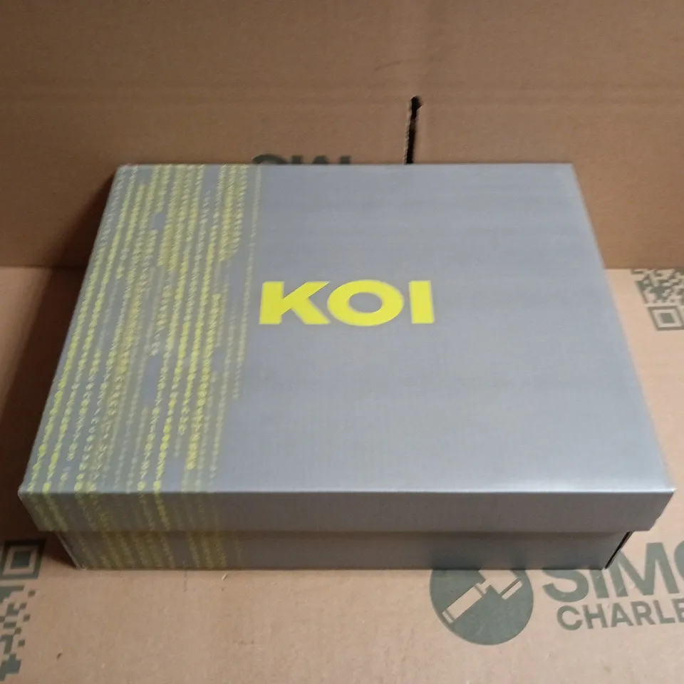 BOXED KOI TIRA MARY JANE SHOES SUNSHINE YELLOW EDITION – UK7