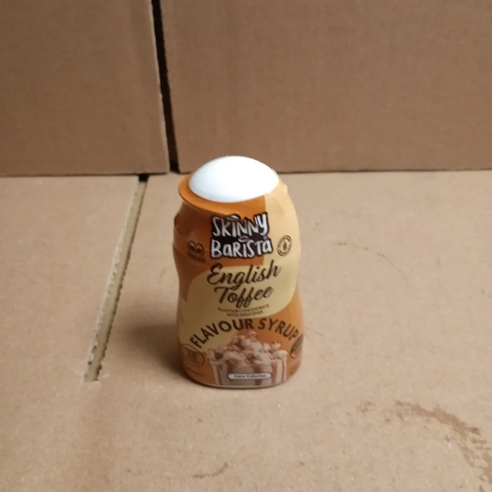 SKINNY FOOD CO. ENGLISH TOFFEE FLAVOUR SYRUP – BOX OF 6