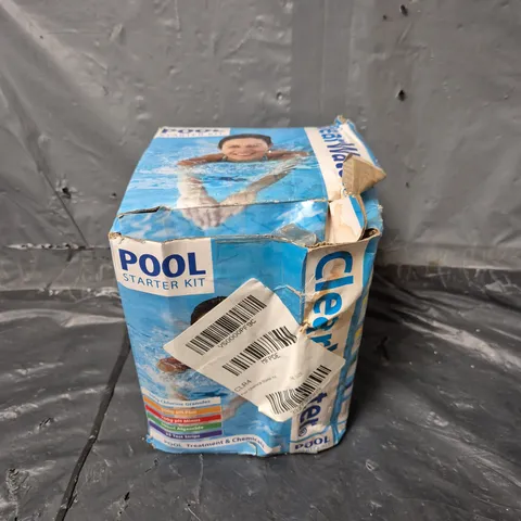 BOXED CLEAR WATER POOL STARTER KIT - COLLECTION ONLY