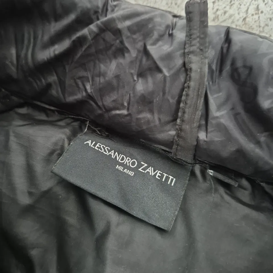 ALESSANDRO ZAVETTI MILANO PUFFER GILET – BLACK, XS