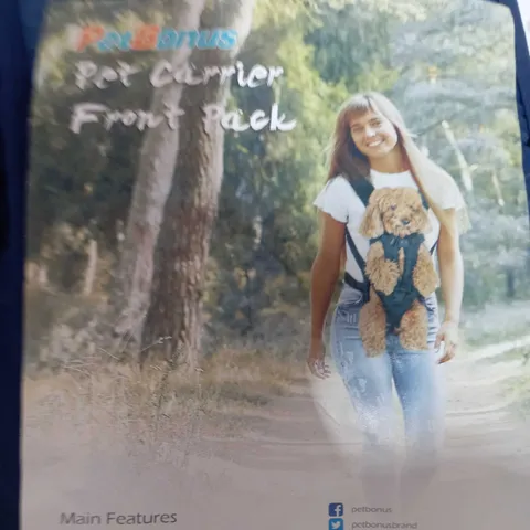 pet bonus pet carrier front pack
