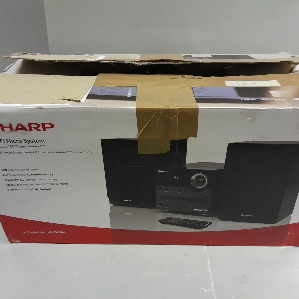 BOXED SHARP HI-FI MICRO SYSTEM (XL-B512)