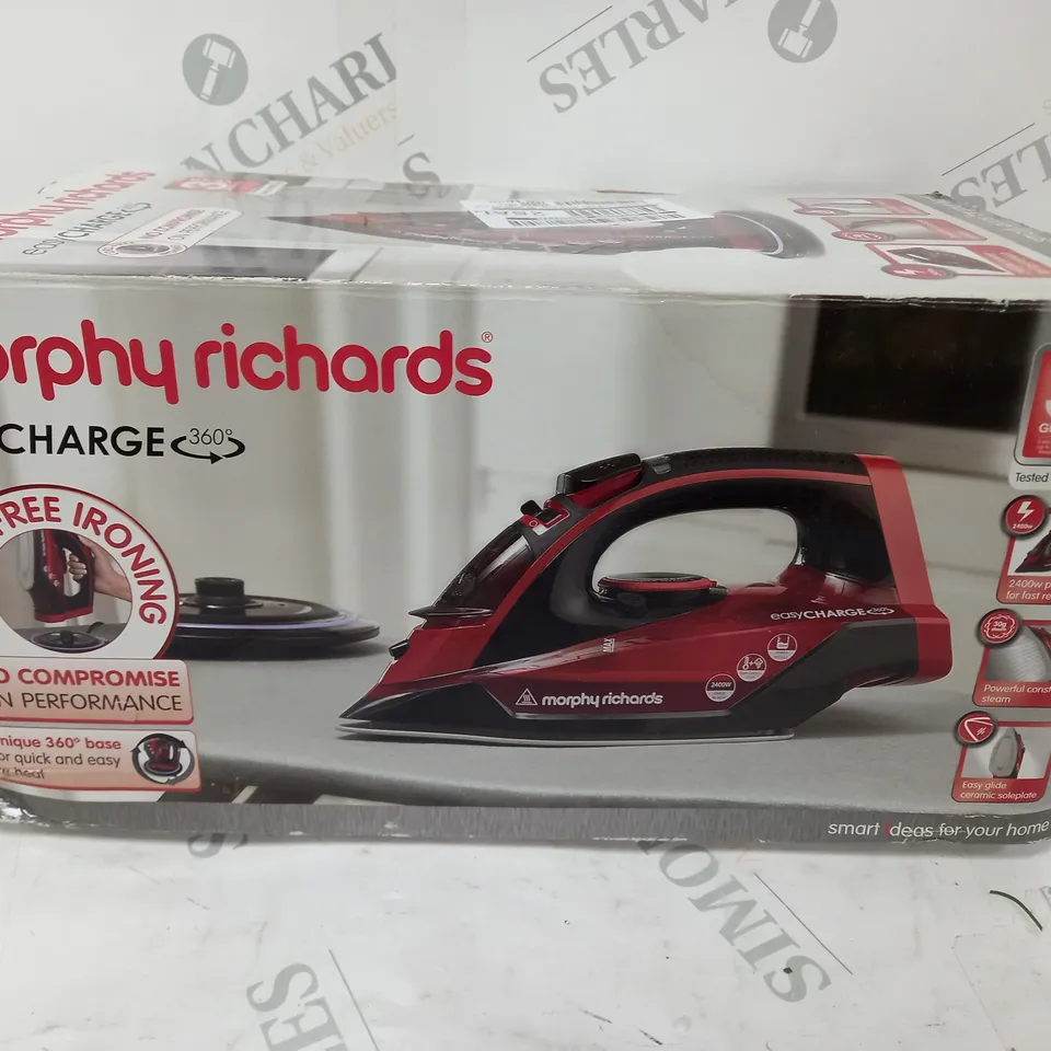 BOXED MORPHY RICHARDS EASY CHARGE 303250 IRON RRP £60