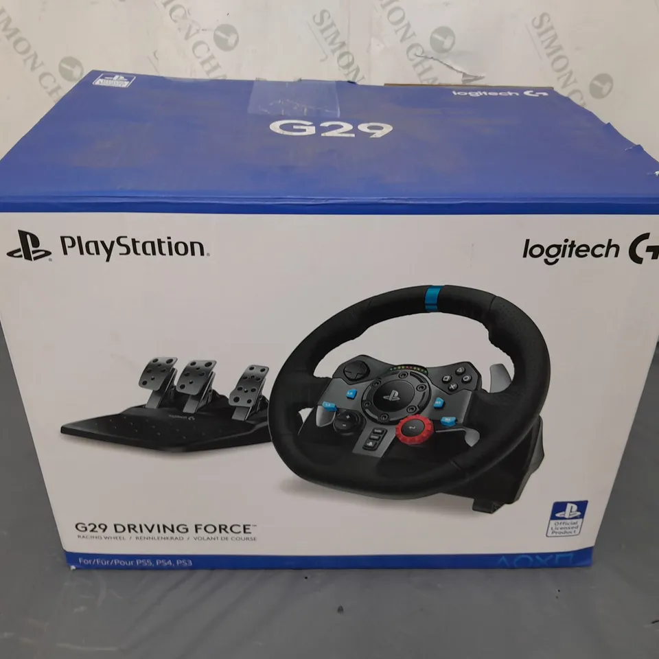 LOGITECH G29 DRIVING FORCE GAMING STEERING WHEEL 