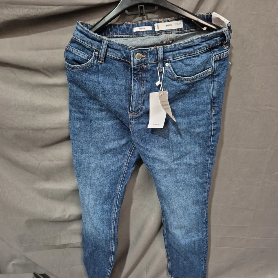 MNG JEANS – WOMEN'S DENIM JEANS, UK 12 (EU 40), BLUE
