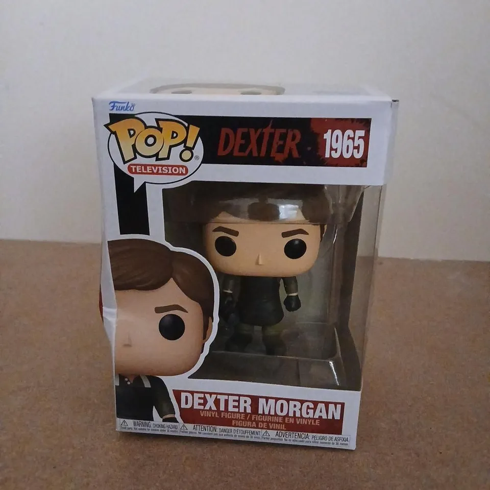DEXTER MORGAN – FUNKO POP! TV VINYL FIGURE IN WINDOW BOX