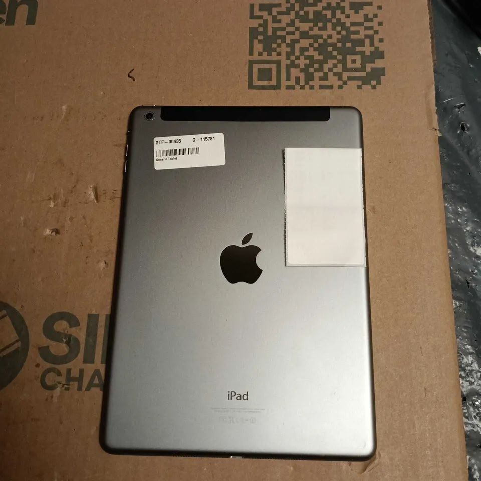 UNBOXED APPLE IPAD 9.7-INCH SPACE GREY 16GB – WIFI + CELLULAR, UNLOCKED