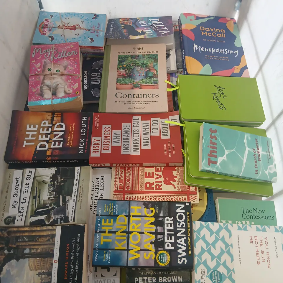 LARGE QUANTITY OF ASSORTED FICTION AND NON FICTION BOOKS