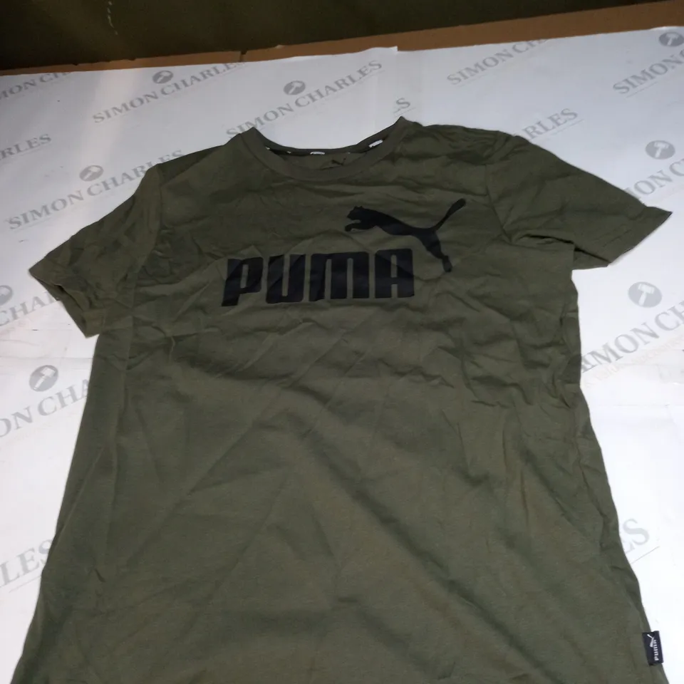 PUMA LOGO CASUAL T-SHIRT AGES 11-12 YEARS 