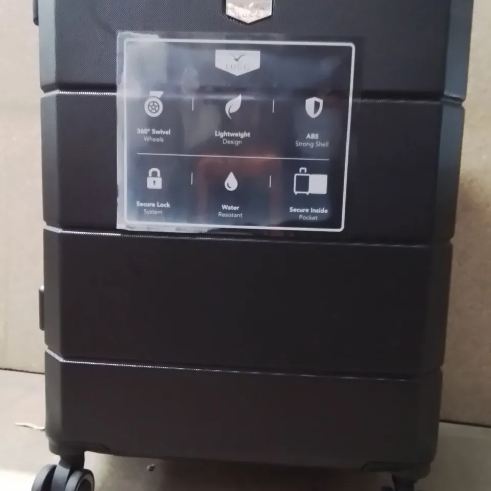 LUGG TRAVEL SUITCASE BLACK