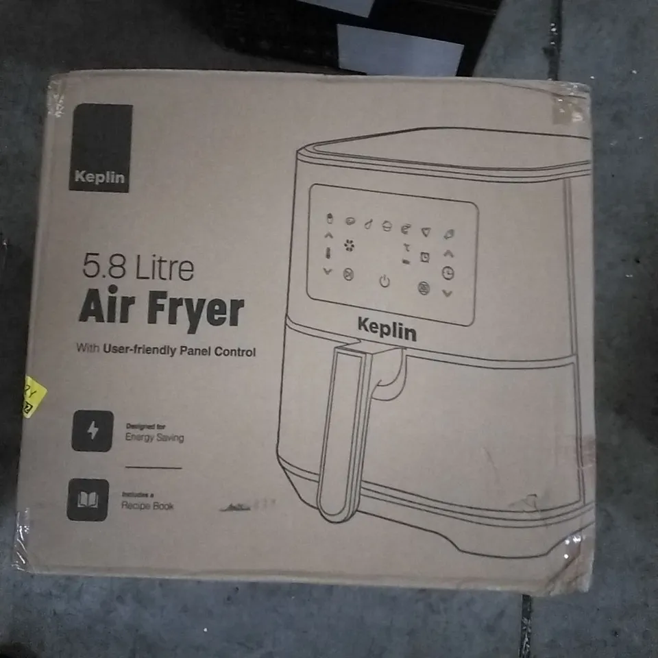 BOXED KEPLIN SINGLE DRAW 5.8L AIR FRYER 