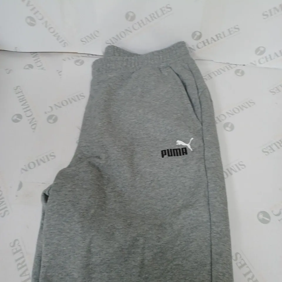 PUMA LOGO FLEECED TRACKSUIT BOTTOMS SIZE XXL