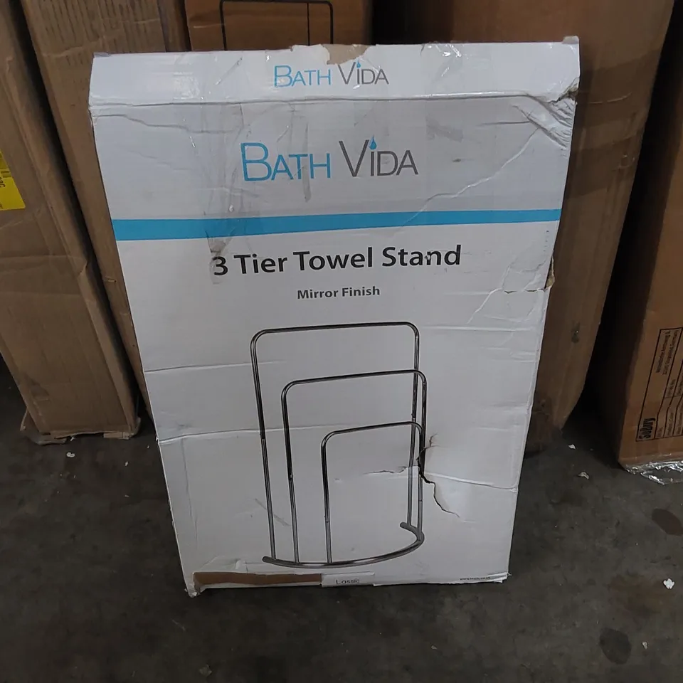 BOXED FREE STANDING 3 TIER TOWEL STAND