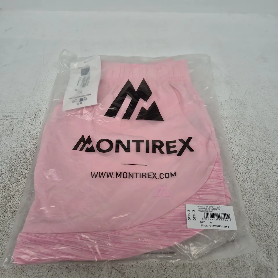 MONTIREX WOMEN'S TRAIL 2.0 SHORTS – PINK, SIZE M