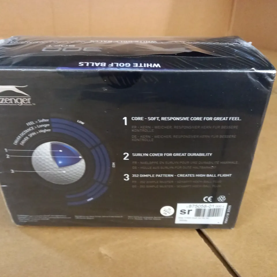 SEALED SLAZENGER 300 24-PACKOF WHITE GOLF BALLS