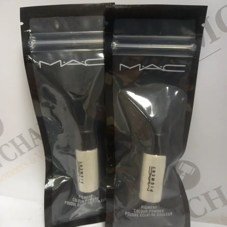 BOX OF 2 MAC COSMETICS PIGMENT MINIS #VANILLA