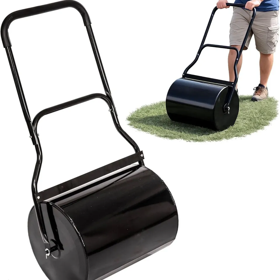 BOXED HEAVY DUTY LARGE 72L WATER FILLED GARDEN LAWN ROLLER
