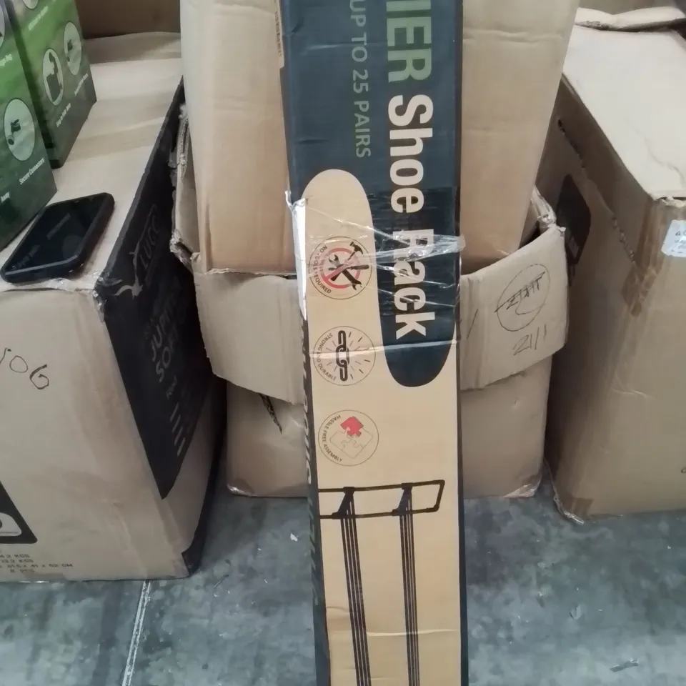 BOXED 5 TIER SHOE RACK