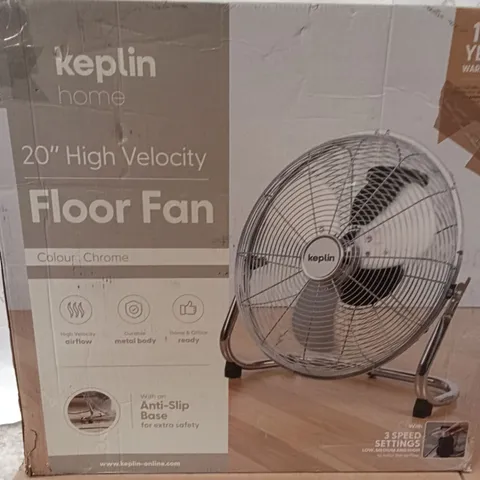 Boxed voyager floor fan 20"