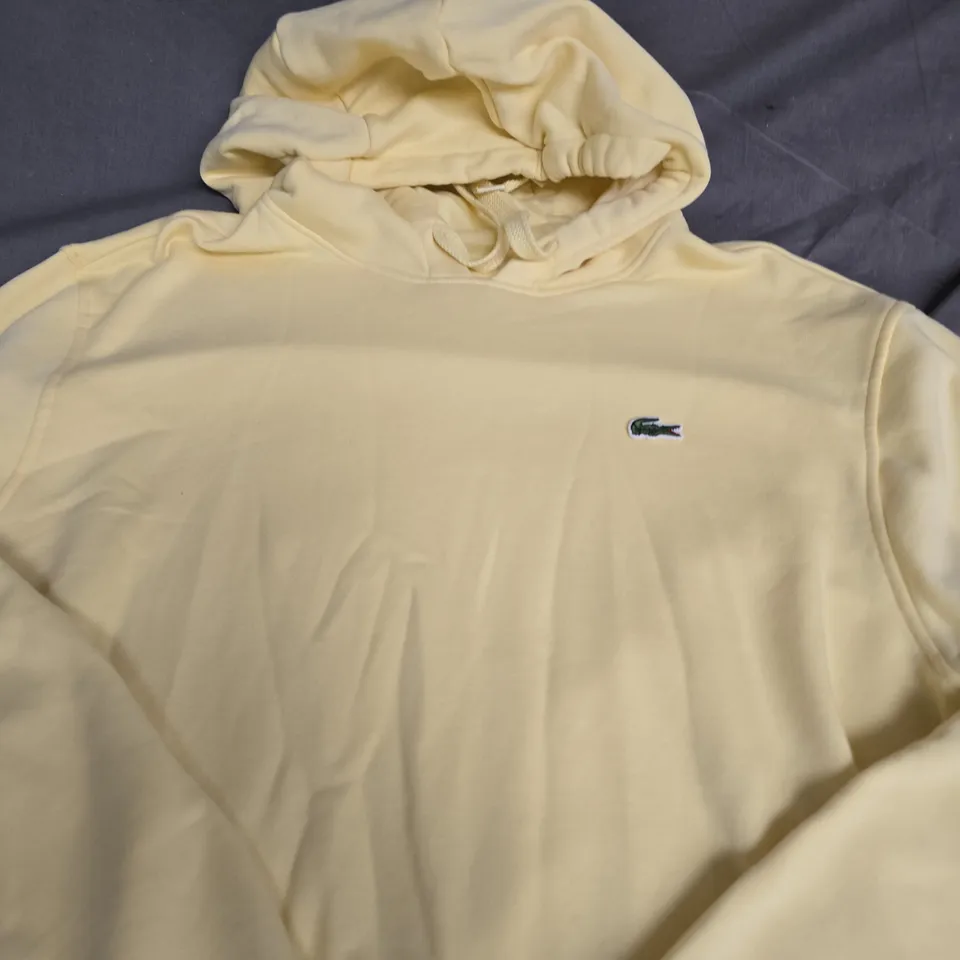 LACOSTE LOGO CASUAL HOODIE - SIZE 3XL