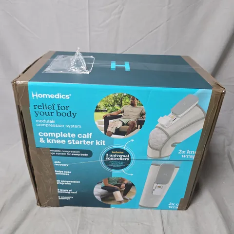 HOMEDICS COMPLETE CALF & KNEE STARTER KIT – RELIEF FOR YOUR BODY MODULAR COMPRESSION SYSTEM