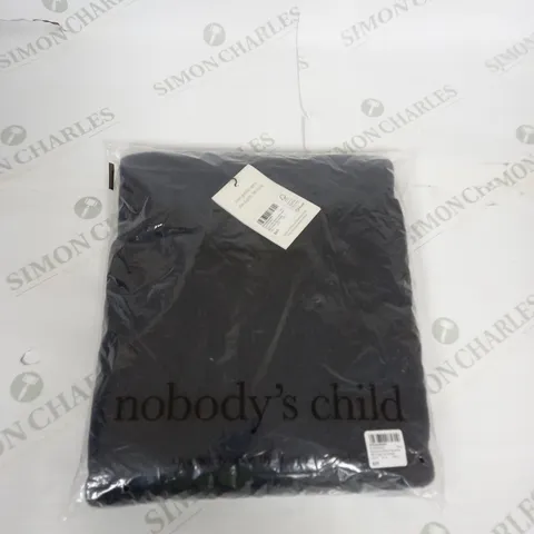 BAGGED NOBODYS CHILD GROWN ON NECK FISHERMANS JUMPER SIZE S