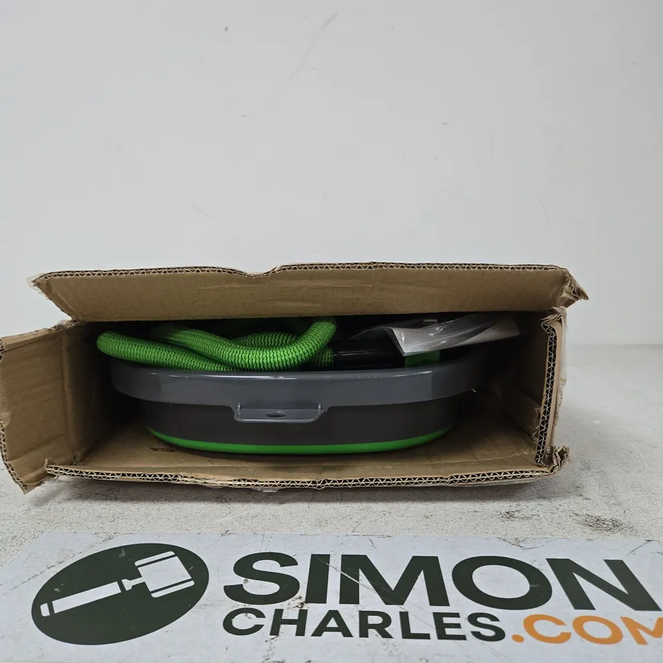 SFIXX RECHARGEABLE CORDLESS PRESSURIZED BUCKET WITH HOSE – BOXED