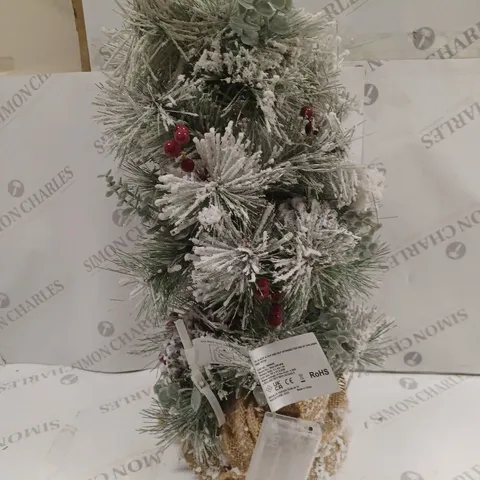 BOXED BAVARIAN PRE LIT TABLE TOP TREE