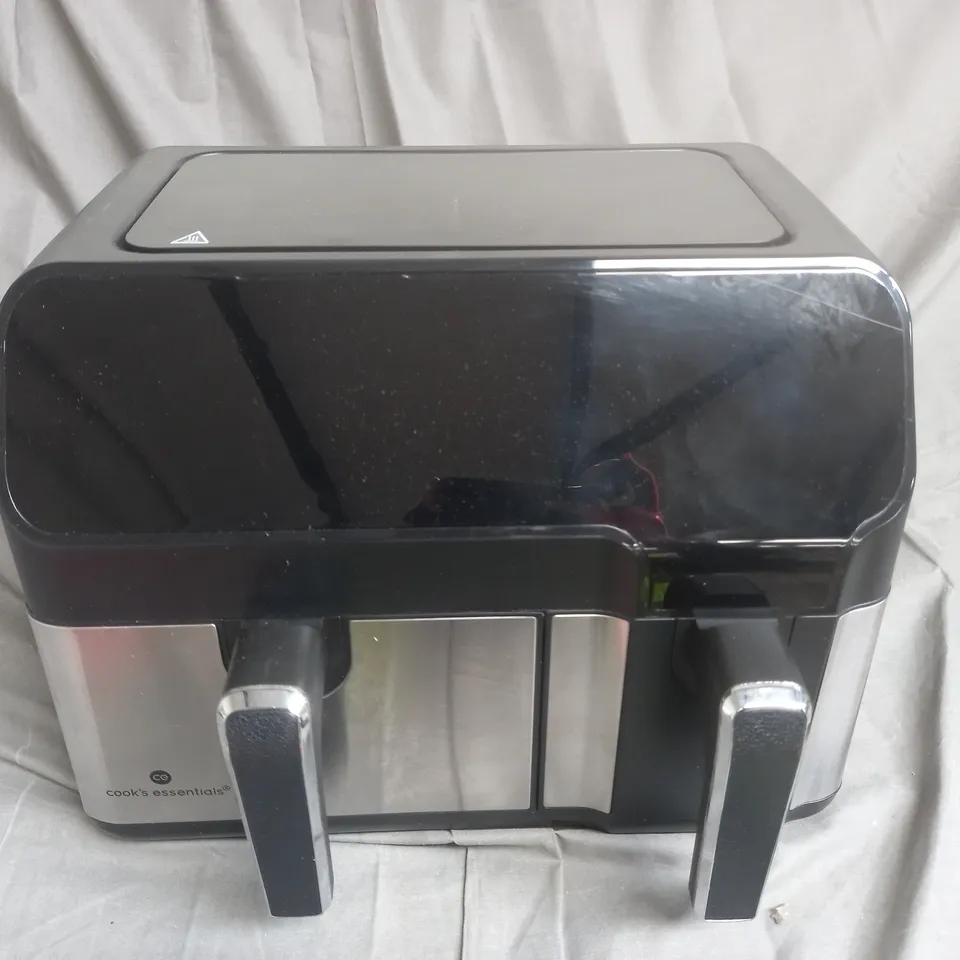COOK'S ESSENTIALS 7.7L DUAL AIR FRYER