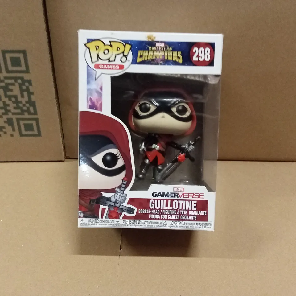 BOXED FUNKO POP MARVEL CONTEST OF CHAMPIONS 298 GUILLOTINE