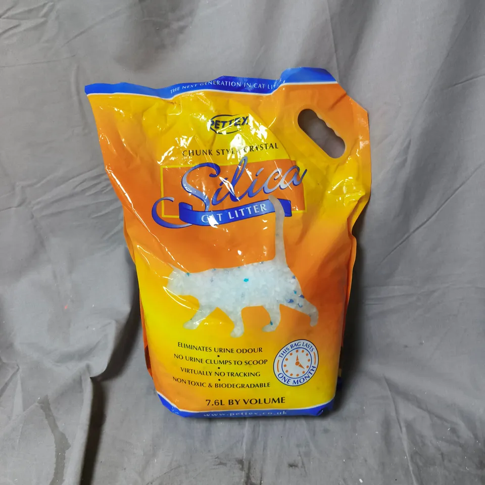 PETTEX CHUNK STYLE CRYSTAL CAT LITTER – 7.6L BY VOLUME BAG