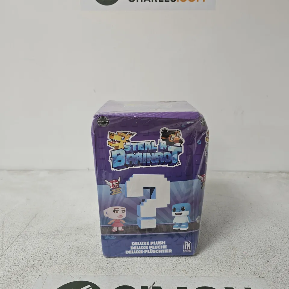DELUXE PLUSH TOY IN PURPLE BOX – BOXED, SHRINK-WRAPPED
