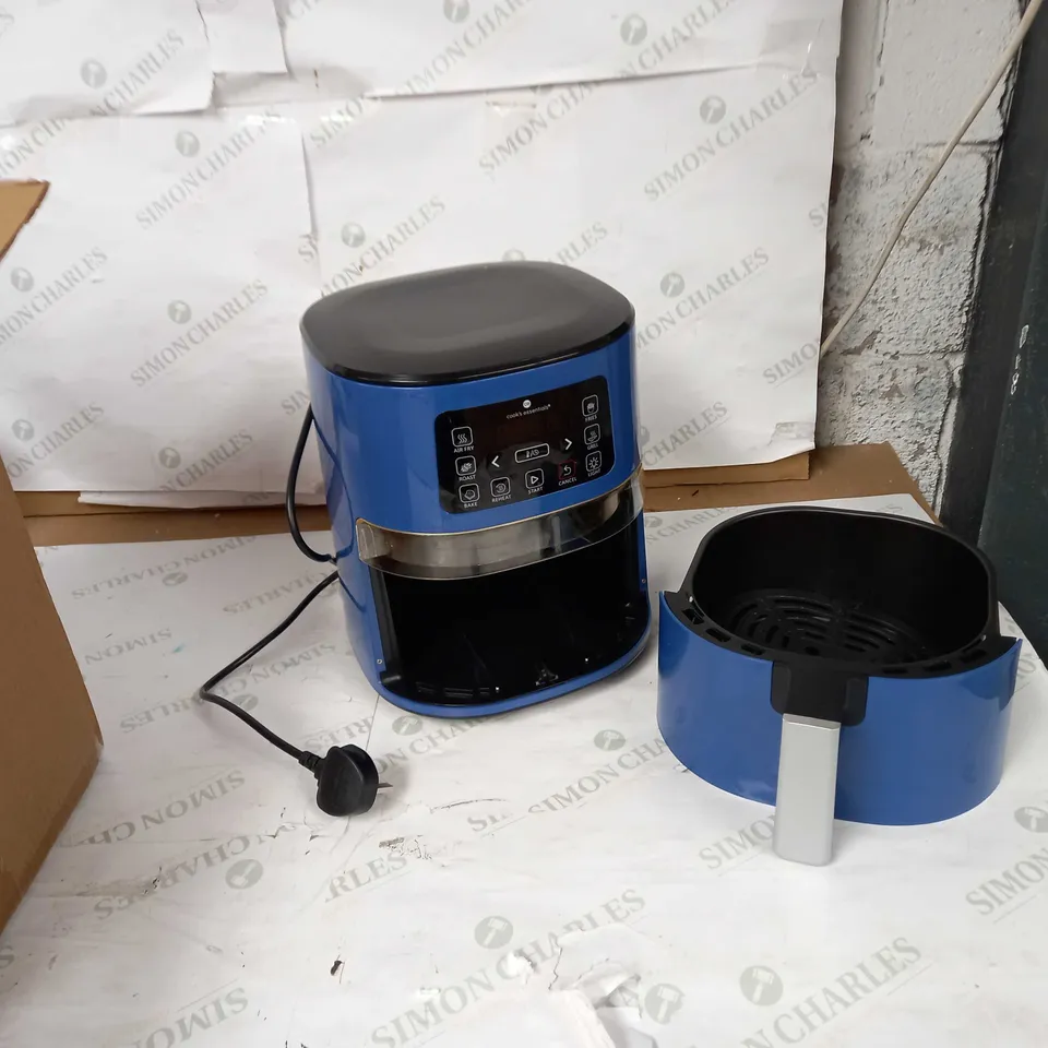 COOK'S ESSENTIALS 4.0L AIR FRYER - SAPPHIRE