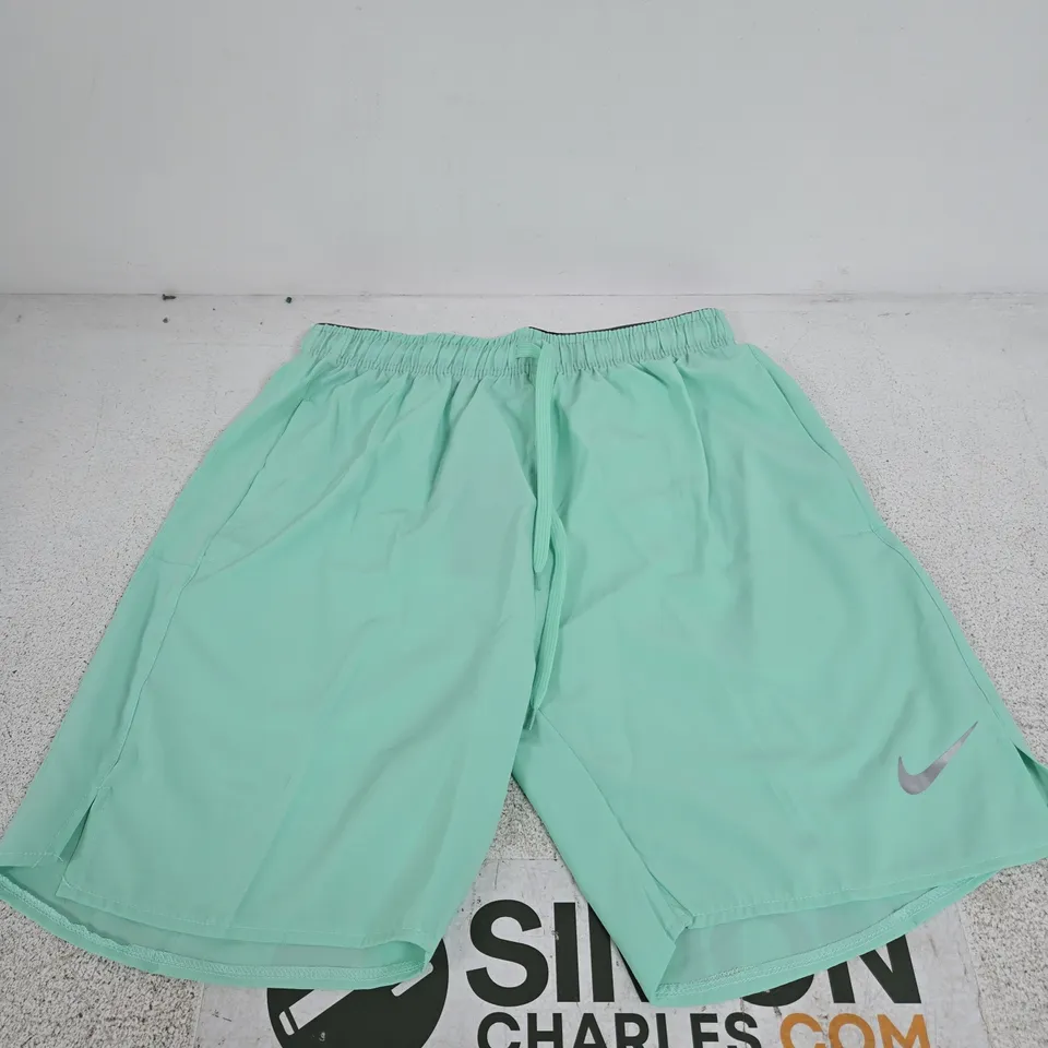 NIKE DRI-FIT LOOSE FIT SHORTS – MINT GREEN, STANDARD FIT, 5" LENGTH 