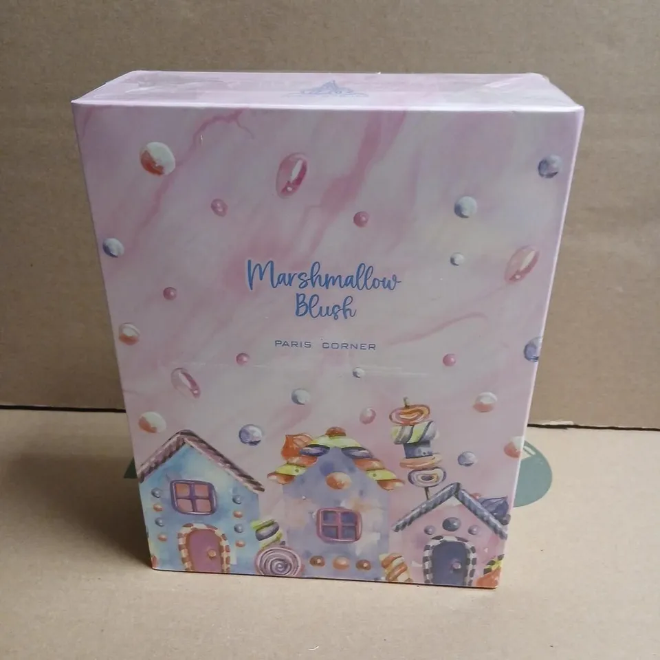 BOXED AND SEALED MARSHMALLOW BLUSH PARIS CORNER EAU DE PARFUM 100ML