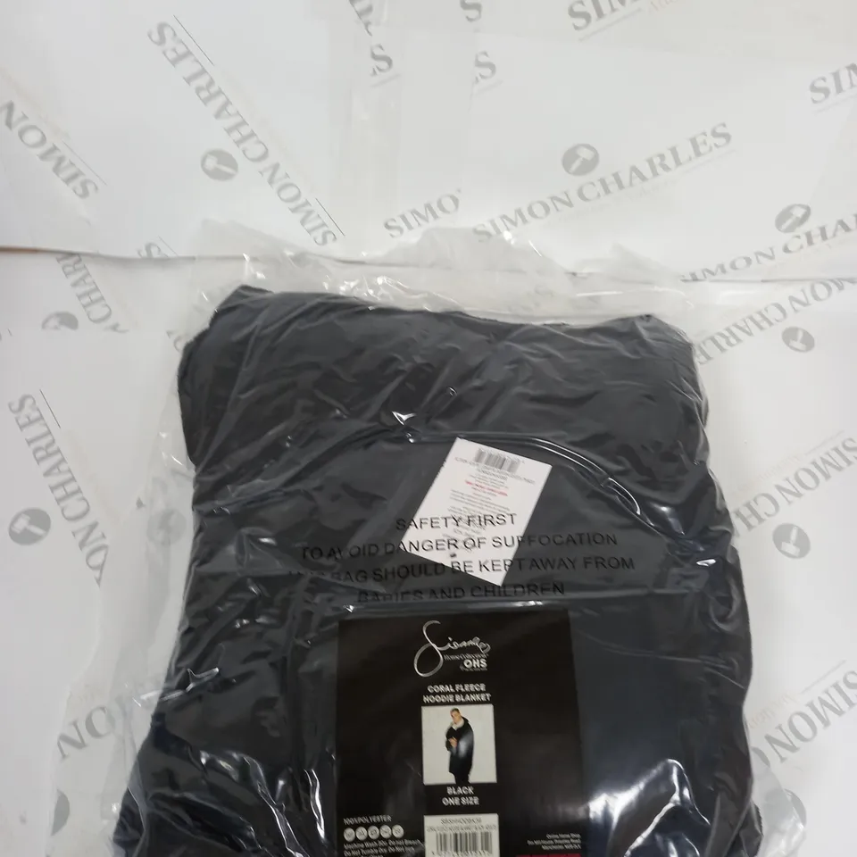 CORAL FLEECE HOODIE BLANKET
