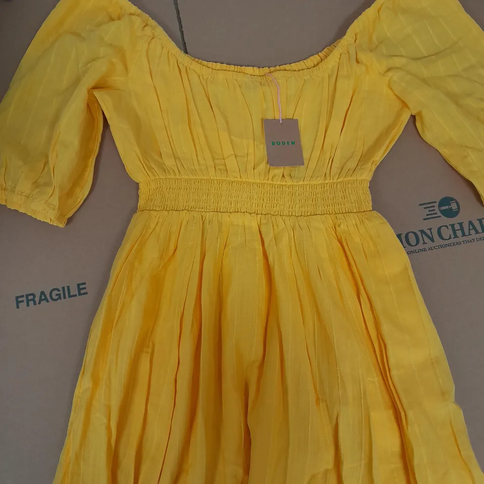 BODEN YELLOW LONG DRESS - UK SIZE 12R