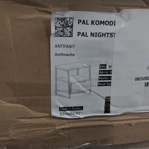 BOXED PAL NIGHTSTAND - ANTHRACITE (1 BOX)