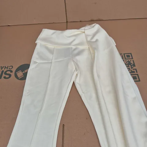 GYPSABELLA MAYFAIR IVORY TROUSERS – SIZE S