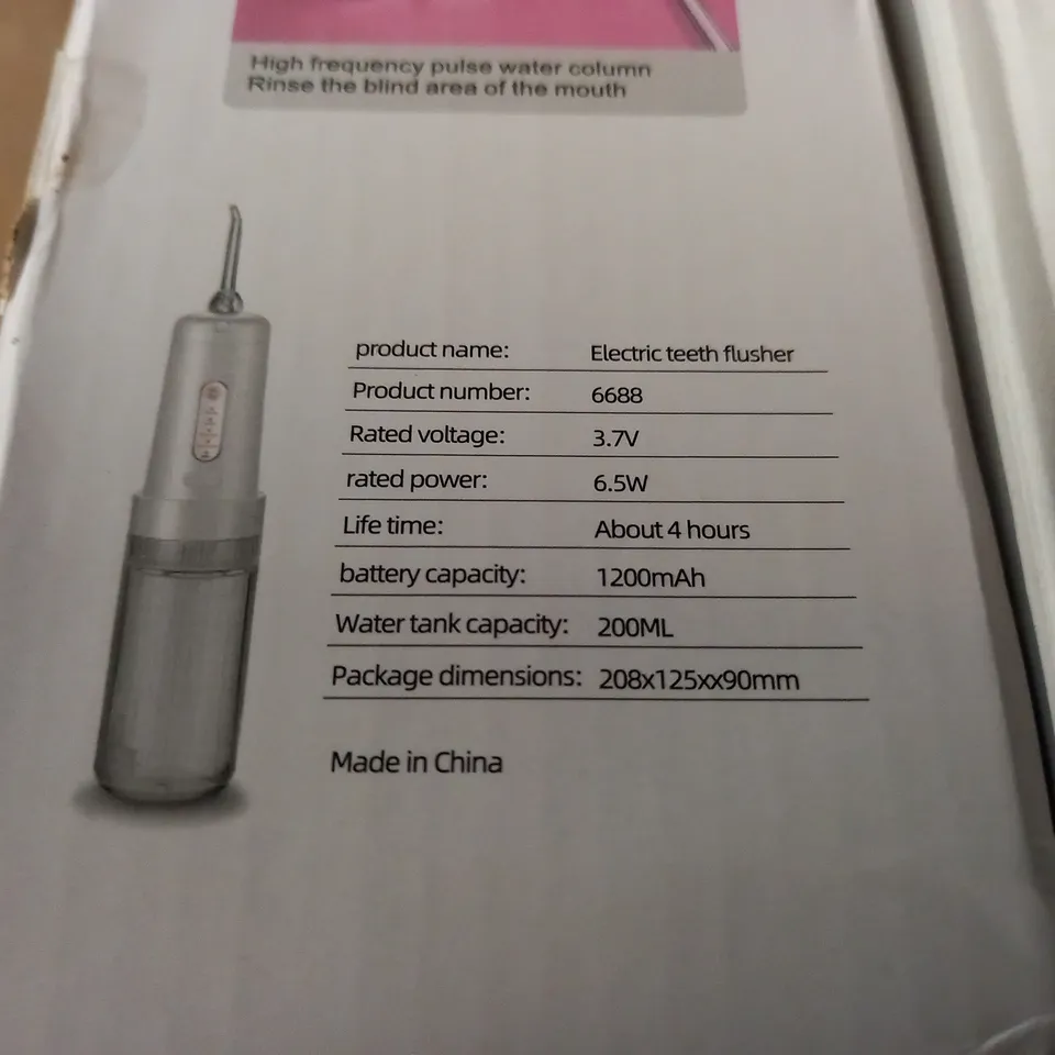PORTABLE ELECTRIC TOOTH CLEANER